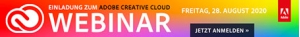 Neue Info Webinar Adobe Software & Apps News aktueller Termin 28. August 2020